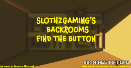 ������� SlothZGaming's Backrooms Find the Button ��� Minecraft