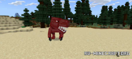 Скачать Тираннозавр Рекс для Minecraft PE 1.20
