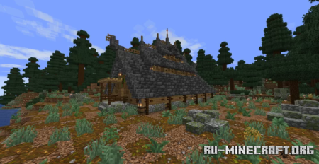 ������� Viking Longhouse ��� Minecraft