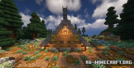 ������� Viking Longhouse ��� Minecraft