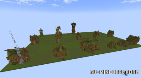  Pack of Fantasy Houses and Towers  Minecraft