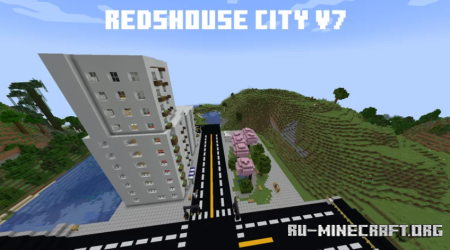  Redshouse City  Minecraft