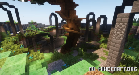 ������� Magical Slime Tree Sky Island ��� Minecraft