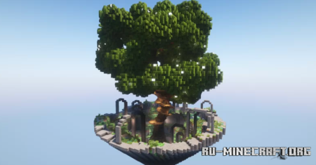 ������� Magical Slime Tree Sky Island ��� Minecraft