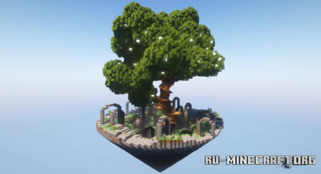 ������� Magical Slime Tree Sky Island ��� Minecraft