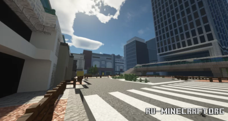 ������� Real Sized Station-front Akihabara ��� Minecraft