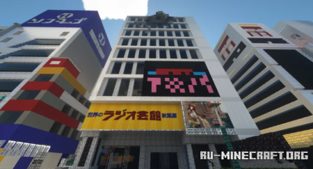 ������� Real Sized Station-front Akihabara ��� Minecraft