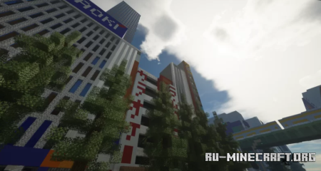 ������� Real Sized Station-front Akihabara ��� Minecraft