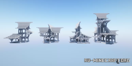 ������� Snowy Quartz Houses ��� Minecraft