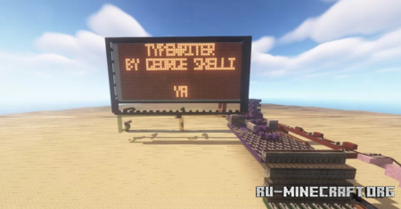  Redstone Typewriter  Minecraft