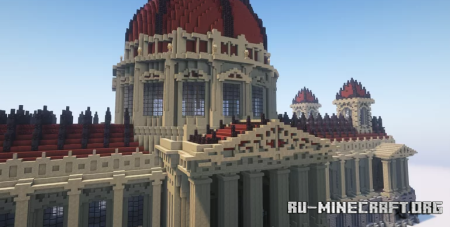  Townhall. Neoclassical architecture  Minecraft