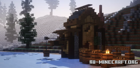 ������� Build Fishing Hut ��� Minecraft