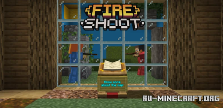 ������� FireShoot - Minigame Minecraft Map ��� Minecraft