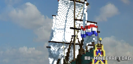 Скачать Batavia (1628) East Indiaman для Minecraft Скачать Batavia (1628) East Indiaman для Minecraft