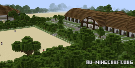  horse swem stable by arovina  Minecraft