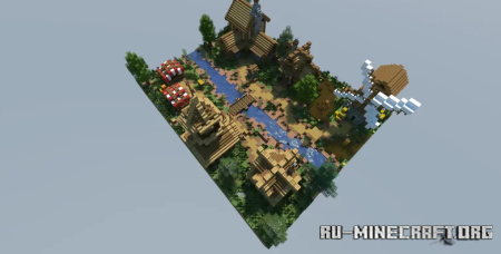  Village on the hills by Halltry  Minecraft