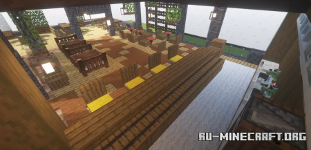  Cafe, Coffeehouse, Coffee shop  Minecraft