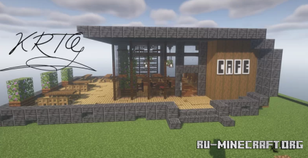  Cafe, Coffeehouse, Coffee shop  Minecraft