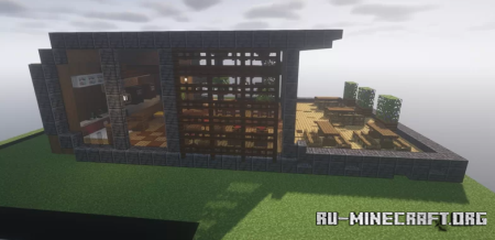  Cafe, Coffeehouse, Coffee shop  Minecraft