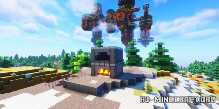 Скачать Furnace House by Litzer для Minecraft