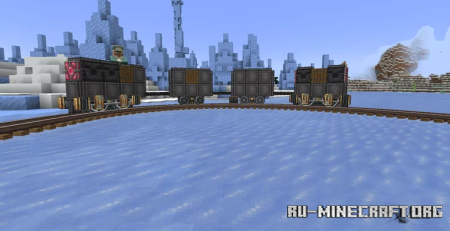 ������� Narrow Gauge Mining Train ��� Minecraft
