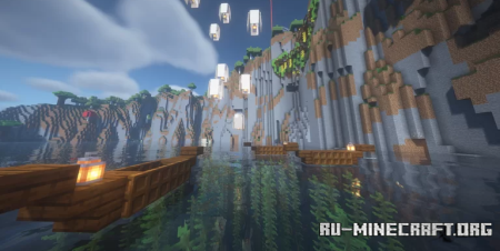 ������� Small boats with lanterns ��� Minecraft