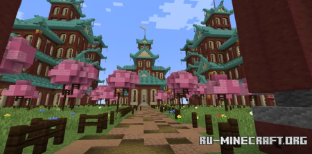 ������� Sakura Temple by NoobCreatora ��� Minecraft