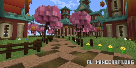 ������� Sakura Temple by NoobCreatora ��� Minecraft