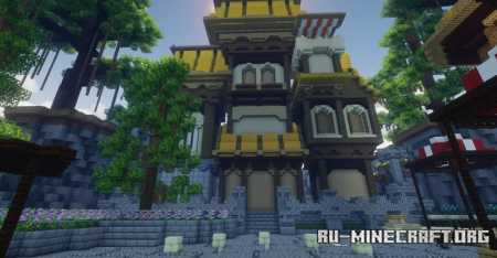 ������� Yellow Tower Lobby - 100x100 ��� Minecraft