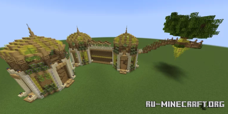  Minecolonies Custom Style: Oak Treehouse  Minecraft