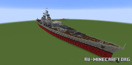  USS Aviation battleship Kearsarge  Minecraft