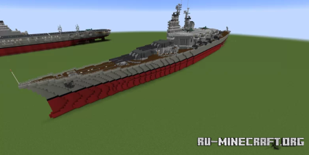  USS Aviation battleship Kearsarge  Minecraft