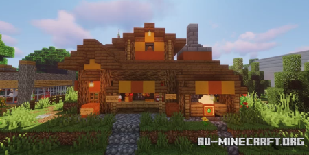 ������� MrCrayfish's Town Plus ��� Minecraft