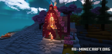 Скачать Cherry Blossom Starter House для Minecraft