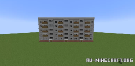  Post-Soviet panel house by Ramz1kkk  Minecraft
