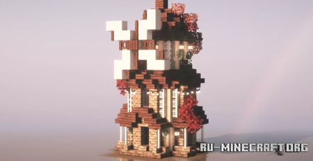  Beginner Cottage Core Windmill (shell)  Minecraft