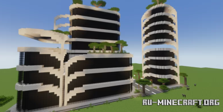 ������� Modern and Futuristic Skyscraper ��� Minecraft