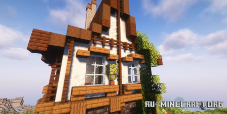  Cozy Medieval Fantasy Inn (with interior,free)  Minecraft