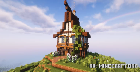  Cozy Medieval Fantasy Inn (with interior,free)  Minecraft
