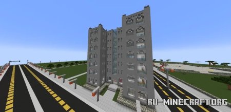 ������� multistory apartment with stores ��� Minecraft