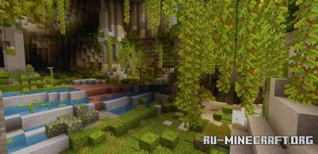 ������� Lush Cave ��� Minecraft