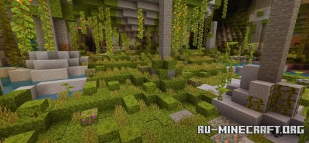 ������� Lush Cave ��� Minecraft