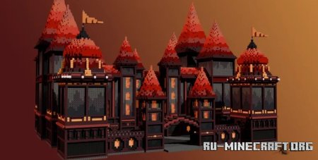  Nether Castle by sxj  Minecraft