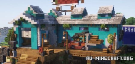 Скачать Commercial Fishing Dock And Warehouse для Minecraft