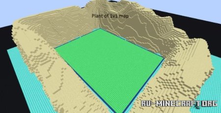 ������� 1v1 map plan (build your own map) ��� Minecraft