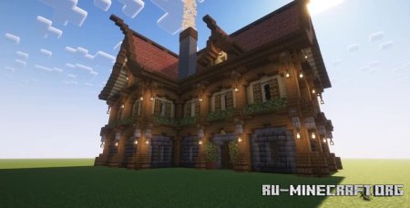������� Stylized medieval house ��� Minecraft