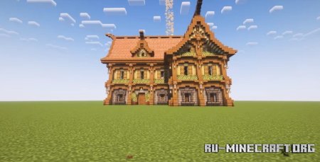 ������� Stylized medieval house ��� Minecraft