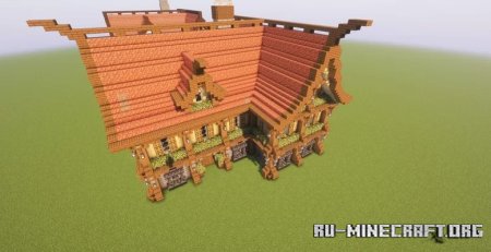 ������� Stylized medieval house ��� Minecraft