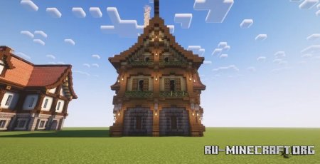 ������� Stylized medieval house ��� Minecraft