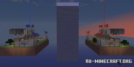 Скачать TNT Wars - Blue vs Red для Minecraft